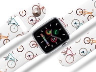 Mi-band.cz Round strap for Apple watch Size: 38/40mm, strap colour: white - Watch Strap