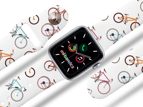 Mi-band.cz Round strap for Apple watch Size: 38/40mm, strap colour: white - Watch Strap - Main image