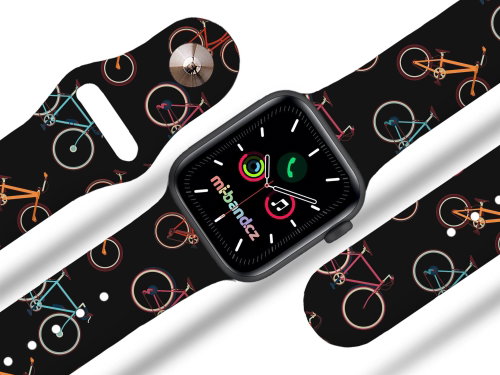 Mi-band.cz Round strap for Apple watch Size: 38/40mm, strap colour: black - Watch Strap - Main image