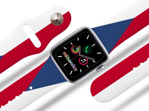 Mi-band.cz Czech flag strap for Apple watch Size: 42/44mm - Watch Strap - Main image