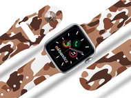 Mi-band.cz Masquerade brown strap for Apple watch Color: White, Size: 38/40mm MIBANDCZX02879 - Watch Strap