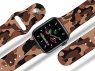 Mi-band.cz Masquerade brown strap for Apple watch Size: 42/44mm, strap colour: black - Watch Strap