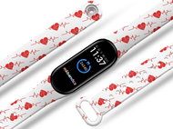 Mi-band.cz EKG puzzle replacement bracelet for Mi band 3/4/5/6 Color variant: White, For Device: Xia - Watch Strap