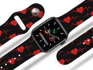 Mi-band.cz EKG puzzle strap for Apple watch Color: Black, Size: 42/44mm MIBANDCZX02923 - Watch Strap