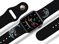 Mi-band.cz Mining bitcoin strap for Apple watch Color: Black, Size: 42/44mm MIBANDCZX02859 - Watch Strap