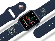 Mi-band.com Mining bitcoin strap for Apple watch Color: Blue, Size: 38/40mm MIBANDCZX02857 - Watch Strap