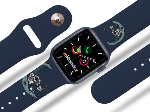 Mi-band.com Mining bitcoin strap for Apple watch Color: Blue, Size: 38/40mm MIBANDCZX02857 - Watch Strap - Main image