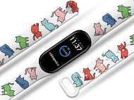 Mi-band.cz Cat's World Bracelet for Mi band 2/3/4/5/6 Pro Device: Xiaomi Mi band 5 MIBANDCZX01891 - Watch Strap