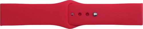 HappyLife silicone replacement strap 20mm Color: Red - Watch Strap - Main image