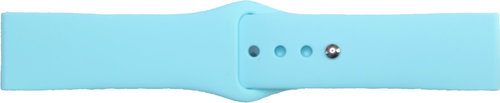 HappyLife silicone replacement strap 20mm Color: Light Blue - Watch Strap - Main image