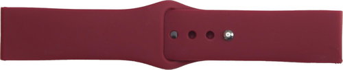 HappyLife silicone replacement strap 20mm Color: dark purple - Watch Strap - Main image