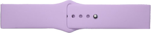 HappyLife silicone replacement strap 22mm Bracelet colour: Lilac - Watch Strap - Main image