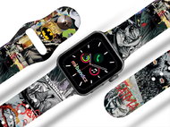 Batman 31 - Batman, Joker and Penguin strap for Apple watch Size: 42/44mm - Watch Strap