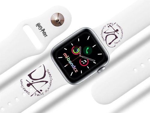 hp 20 - Dumbledore's Army strap for Apple watch Size: 42/44mm, strap colour: white - Watch Strap - Main image