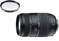 TAMRON AF 70-300 mm F / 4-5.6 Di LD Macro für Nikon 1: 2 + UV-Filter Hama 0-HAZE - Objektiv