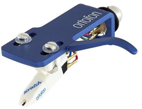 ORTOFON OM Scratch, White + SH-4 Blue Headshell - Turntable Cartridge - Main image