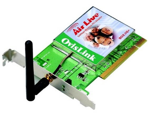 OvisLink AirLive WL-8000PCI WiFi PCI adaptér - 802.11b/g+ (11/54/108Mbps) - - - Main image