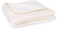 Sheep wool merino sheet with cotton lining and elastic band natural - 140 × 200 cm - Bedsheet
