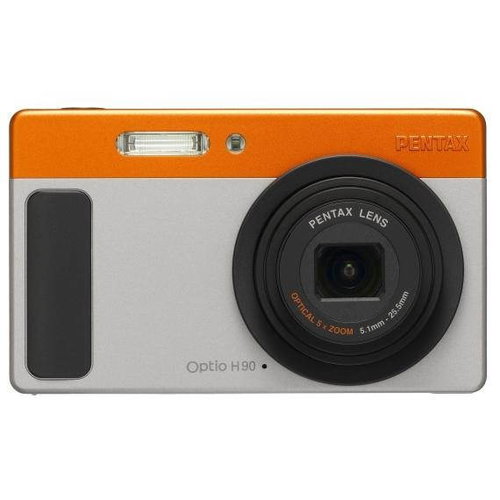 PENTAX OPTIO H90 orange/silver - Digital Camera - Main image