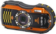 PENTAX OPTIO WG-3 orange + neoprene case + SD card 8 GB - Digital Camera