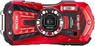  PENTAX RICOH WG-30 red + chest Holder + Remote Control O-RC1  - Digital Camera
