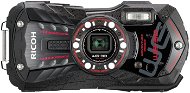 PENTAX RICOH WG-30 Ebony black + 8 GB SD-Karte + Neopren-Hülle + Schwimmleine - Digitalkamera