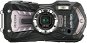 PENTAX RICOH WG-30 Carbon-Grau + 16 GB SD-Karte + Neopren-Tasche + Schwimmleine - Digitalkamera