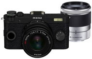 PENTAX RICOH Q-S1 Black + Standard Zoom 5-15 mm Telephoto Zoom black + 15-45 mm  - Digital Camera