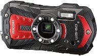 RICOH WG-60 red + Neoprene Pouch + Floating Wrist Strap - Digital Camera