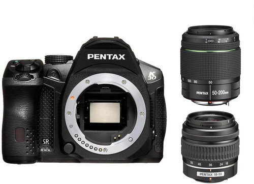  PENTAX K-30 Lens + DAL 18-55 mm + DAL 50-200 mm  - DSLR Camera - Main image
