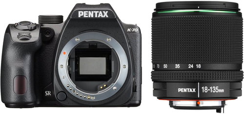 PENTAX K-70 + 18-135 mm Objektiv WR - Digitalkamera - Hauptbild