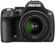 PENTAX K-50 black + objektivy DAL 18-55WR + DAL 50-200WR - DSLR Camera