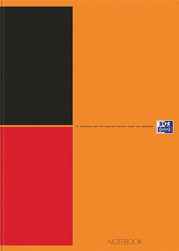 Oxford International Notebook A4, Record Book, 80 Sheets, Lined - Notepad - Main image