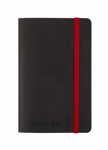 OXFORD Black n´ Red Journal A6, 72 listů, linkovaný,  ohebné desky - Zápisník - Hlavní obrázek