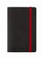 Jegyzetfüzet OXFORD Black n' Red Journal A6, vonalas, rugalmas borító - 72 lap - Zápisník
