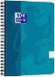 Zápisník OXFORD Nordic Touch A5+, 70 listov, štvorčekový, modrý - Zápisník