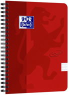 Notizbuch OXFORD Nordic Touch A5+ - 70 Blatt - liniert - rot - Zápisník