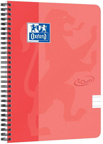 OXFORD Nordic Touch A5+, 70 sheets, lined, pink - Journal - Main image