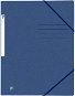 Oxford by Oxford A4 with elastic band, dark blue - Document Folders