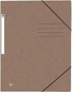 Oxford by Oxford A4 with elastic band, brown - Document Folders