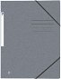 OXFORD desky A4 s gumičkou, šedé - Desky na dokumenty