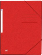 Oxford by Oxford A4 with elastic band, red - Document Folders