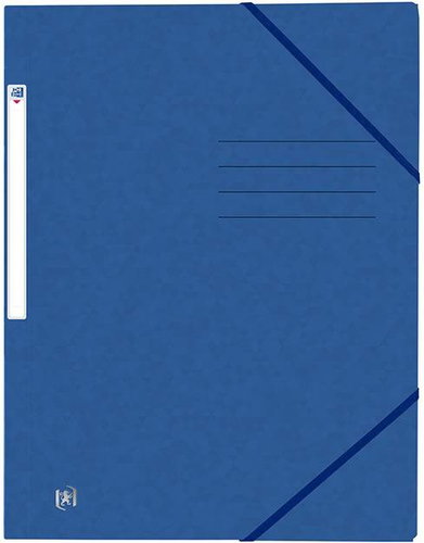 Oxford by Oxford A4 with elastic band, cobalt blue - Document Folder - Main image