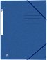 Oxford by Oxford A4 with elastic band, cobalt blue - Document Folders