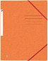 OXFORD desky A4 s gumičkou, oranžové - Desky na dokumenty