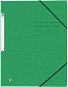OXFORD desky A4 s gumičkou, zelené - Desky na dokumenty