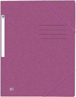 Oxford by Oxford A4 with elastic band, purple - Document Folders
