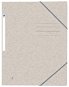 Oxford by Oxford A4 with elastic band, pastel grey - Document Folders