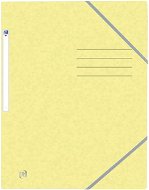 Oxford by Oxford A4 with elastic band, pastel yellow - Document Folders