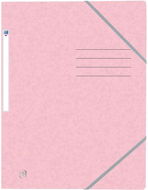 Oxford by Oxford A4 with elastic band, pastel pink - Document Folders